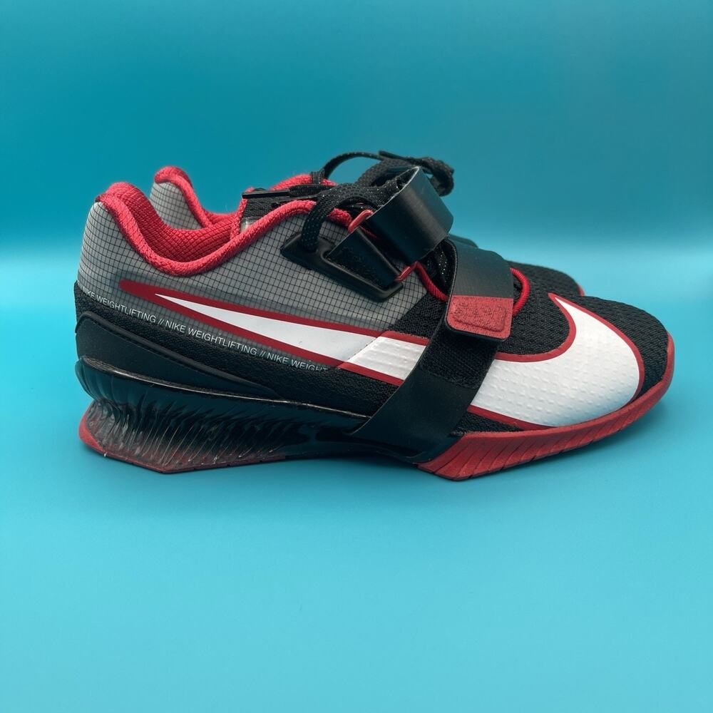 Nike Romaleos 4 Weightlifting Shoes White Black Red CD3463-003 Men’s Size 7